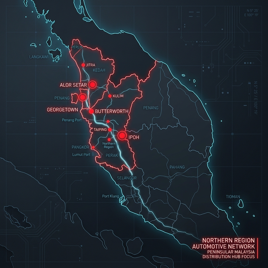 Northern Malaysia Distribution Network