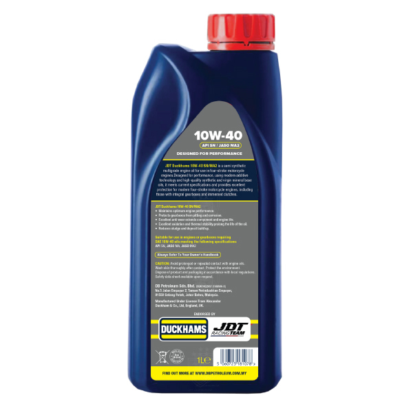 Semi Synthetic 10W-40 JASO MA2 1L - Image 2
